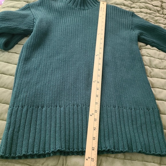 Free People FP Beach Rib Knit Trez Set Mock Neck Sweater Pull-on Shorts Green S - Picture 10 of 14